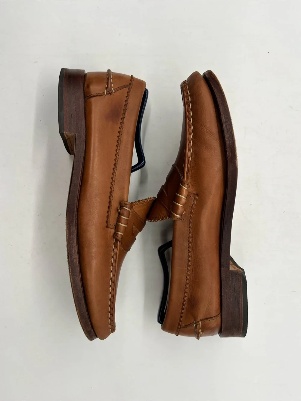 Allen Edmonds Kenwood Men’s Size 9.5D Brown Leather Penny Loafer Dress Shoes.